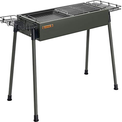 LMJ Parrilla de barbacoa portátil de carbón, parrillas de barbacoa al aire libre para picnic, camping, patio patio trasero cocina con bolsa de almacen