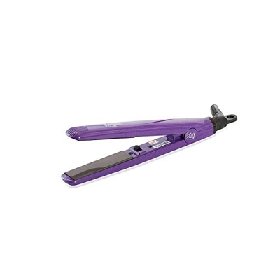 Sculpby Mini Chroma - Plancha de Pelo con Placas Cerámicas, Plancha de Viaje, Alisador de Cabello Pequeño, Temperatura 200ºC, Color Violeta