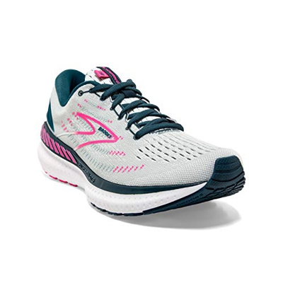 Brooks Glycerin GTS 19, Zapatillas para Correr Mujer, Ice Flow Navy Pink, 38.5 EU