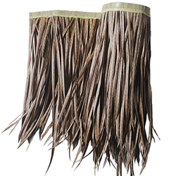 IgníFugo Ambiental Rollo De Corredor De Paja De Hawai Techo- Libre De Mantenimiento Usarse como Techo De Jardín Tiki Bar Sombrilla(Size:1M,Color:Amari en oferta