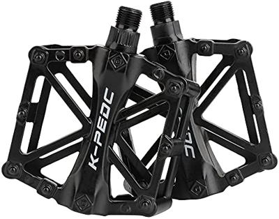 CLHBES Pedales para bicicleta de montaña Pedales para bicicleta de aluminio antideslizante almohadilla sellada resistente para Mountain Bike BMX MTB b