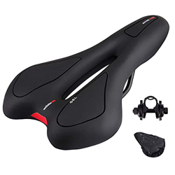 Sillín de Bici de Gel, Sillin Bicicleta Montaña, Ergonómico Cómodo Asiento Ergonómico de Bici de Gel Antiprostatico Impermeable y Transpirable para Bi en oferta