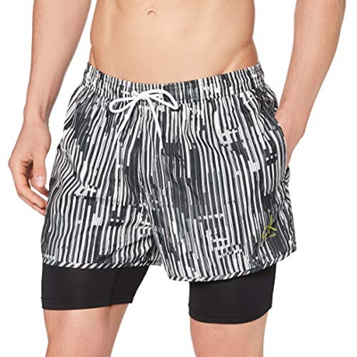 Calvin Klein Runner Jammer Combi-City Nadar Turkeyunks, Ciudad Negro, M para Hombre