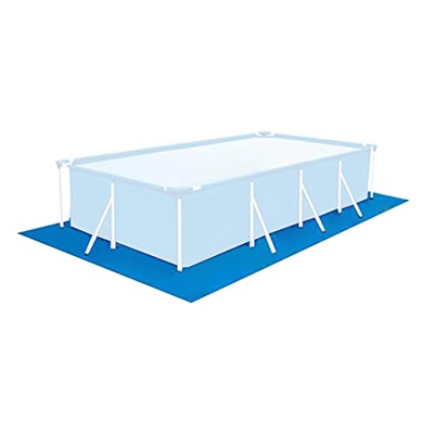 BIUDUI Alfombrilla de suelo para piscina, duradera, rectangular, protección para el suelo de la piscina, 250340 cm