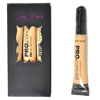 L.A. Girl Pro Coneal Hd. High Definiton Concealer 0.25 Oz #991 Yellow,3pcs by LA Girl