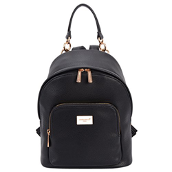 David Jones - Bolso Mochila Mujer Pequeña - Morral Cuero Piel PU Suave - Backpack Daypack Casual Mini Señora Niña - Bolsos de Mano Hombro Viaje Escola características
