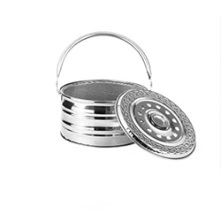 N / B Parrilla de Barbacoa de carbón Multifuncional, Estufa de calefacción doméstica de Acero Inoxidable, brasero de Asar portátil Redondo Simple, Ade en oferta