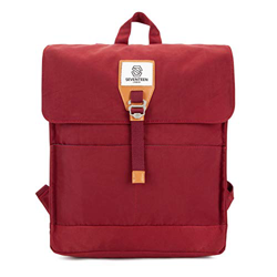 SEVENTEEN LONDON - Mochila Moderna y Elegante 'Ilford' en Rojo en Estilo Mochila computadora portátil de hasta 13" características