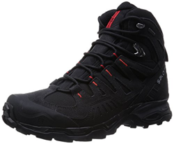 SalomonConquest GTX - botas de senderismo Hombre, Negro (black/as phalt/quick), 42 2/3 en oferta