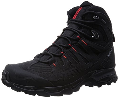 SalomonConquest GTX - botas de senderismo Hombre, Negro (black/as phalt/quick), 42 2/3