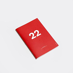 OCTAGON DESIGN 2022 MONTHLY PLANNER, SIMILAR A5 SIZE, Rojo precio