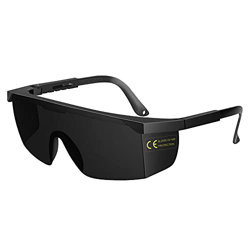 SafeLightPro K9s - Gafas de protección para depilación láser y luz pulsada para Philips, Braun, Auratrio, Lapurete (carbón) en oferta