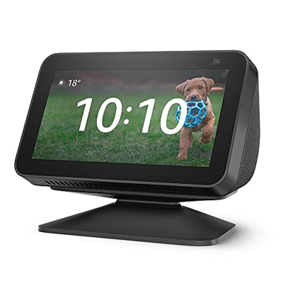 Echo Show 5 (2.ª generación, modelo de 2021), Antracita + Soporte regulable, Antracita