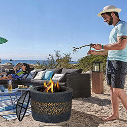 FGVDJ Parrilla para Barbacoa de leña para Exteriores 2 en 1 precio