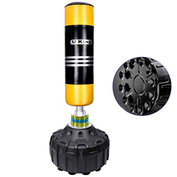 UKing Saco de Boxeo 184cm Saco de Boxeo de Pie para Adultos, El cinturón base 12 fuertes ventosas, anti-impact Reboun, Boxing Training Fitness Compani precio