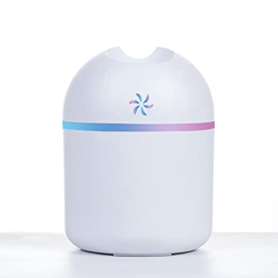 Mini humidificador portátil con luz nocturna colorida, tanque de agua de escritorio de 250 ml, puerto USB, 2 modos de niebla, funcionamiento súper sil precio