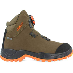 Chiruca - Botas Alano Force Boa Hi Vis 08 - Verde y Naranja, 41 en oferta