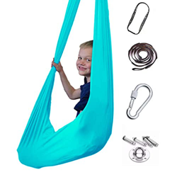 QHY Columpio sensorial para terapia de oscilación para adultos, terapia de tela, columpio para colgar en interiores y exteriores, con necesidades espe en oferta