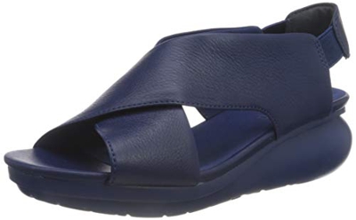 Camper Balloon, Sandalia de cuña Mujer, Azul Marino, 38 EU
