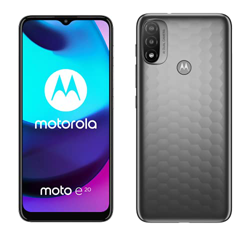 Motorola Moto E20 (Pantalla 6.5" Max Vision HD+, cámara 13MP, procesador octa-core 1.6GHz, batería 4000 mAH, Dual SIM, 2/32GB, Android 11), Gris [Vers en oferta