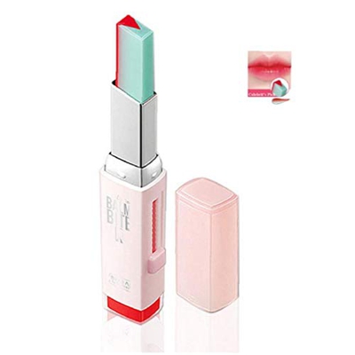 Odoukey 1PC Dos Tonos de lápiz Labial hidratante Gradiente del lápiz Labial de Larga duración Lip Lip Tint Blam Impermeable Bar cosméticos Regalo para