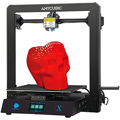ANYCUBIC Mega X Impresora 3D, Metal Grande FDM con Colchón Térmico Patentado y Filamento PLA de 1 kg, Tamaño de Construcción 30 cm (L) x 30 cm (W) x 3