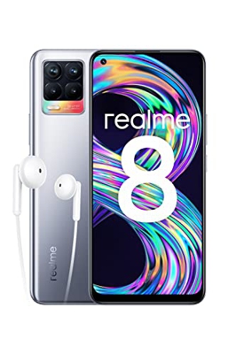 realme 8 - Smartphone Libre (Pantalla AMOLED superior 6.4", 8GB RAM +128GB Almacenamiento, MediaTek Helio G95, Cámara cuádruple con IA de 64MP, Carga 