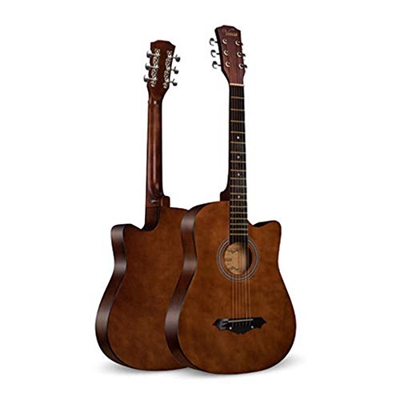 YLiansong-home Guitarra Acustica Guitarra acústica for Principiantes Varón Y Hembra Adulta Entrada 38 Pulgadas Guitarra de Madera para Principiantes (