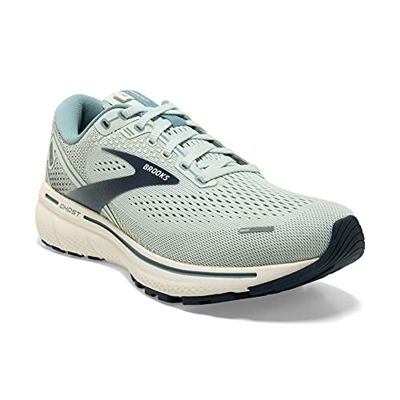 Brooks Ghost 14, Zapatillas para Correr Mujer, Aqua Glass Whisper White Navy, 40 EU