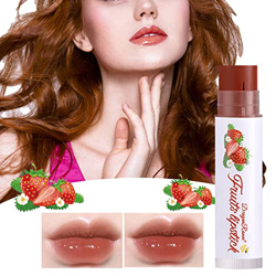 Fruit Lip Balm Lipstick Lip Glaze Para Mujeres Que Cambian De Color Regalos Perfectos Para Damas De Invierno en oferta