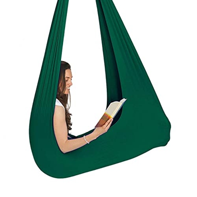 Columpio de Terapia para Interiores para niños Sillón Colgante para niños | Columpio Snuggle de Lycra | Hamaca de Abrazos para niños con Autismo TDAH 