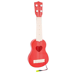 HUYWJ Instrumento de simulación de guitarra para ukelele para niños con 4 cuerdas ajustables Mini guitarra para mejorar la habilidad de los niños jueg precio