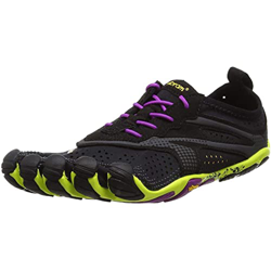 Vibram FiveFingers V-Run, Zapatillas Mujer, Multicolor (Black/yellow/purple), 40 EU características