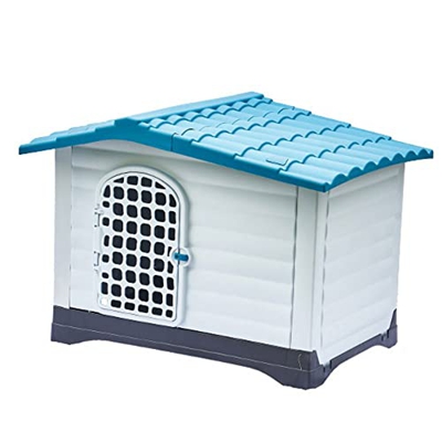 Casa Para Perros Al Aire Libre, Caseta De Plástico Impermeable, Cachorros Duradera En El Interior, Refugio Mascotas No Se Requieren Herramientas Monta