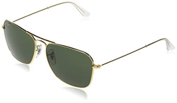 Ray-Ban RB3136 - Caravan, gafas de sol, unisex, color verde cristal, 58 15 en oferta