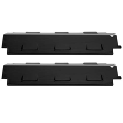 BOLORAMO Placa de Calor para Parrilla, Tienda de Calor para Barbacoa Antioxidante de 14,6 X 4,3 Pulgadas con 2 Placas de Calor para Parrilla para Barb en oferta