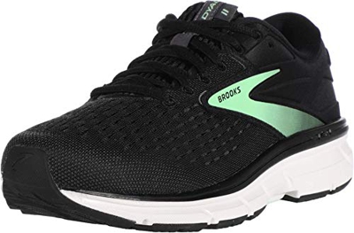 Brooks Dyad 11, Zapatillas para Correr Mujer, Black/Ebony/Green, 40 EU