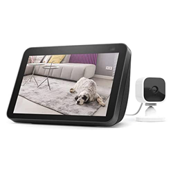 Echo Show 8 (2e gen, 2021), Antracite + Blink Mini Cámara, compatible con Alexa características
