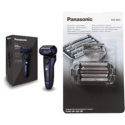 Panasonic ES-LV67-A803 - Afeitadora premium + Conjunto de hoja interior y exterior para afeitadoras