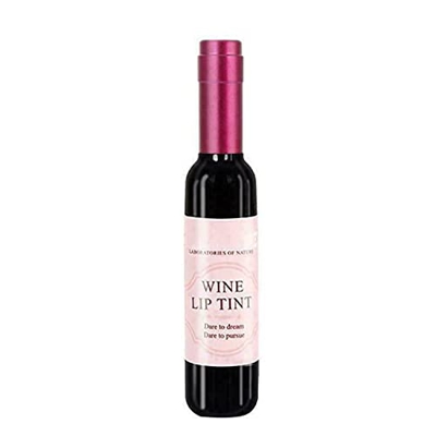 Wine Liquid Lipstick,Natural Liquid Lipstick Long Lasting Make Up Gloss Matte Lip Tint Wine Bottle Cover,Waterproof,Valentine's Day Gift Kit Ideas for