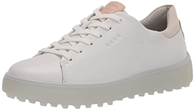 ECCO Tray, Zapatos de Golf Mujer, Bright White, 39 EU