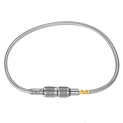 HUIJUAN Tubo de extensión de gas de 50 cm/100 cm, adaptador de gas, para camping, senderismo, montañismo, picnic, barbacoa, accesorios para barbacoa