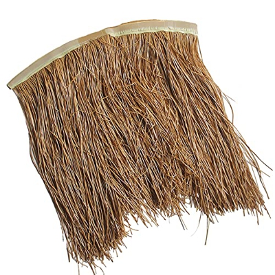 Hawai Rollo De Corredor De Paja De Azulejo - Libre De Mantenimiento Usarse como Techo De Jardín Tiki Bar Sombrilla Tejado Exótico(Size:20M,Color:Palma