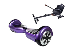 Smart Balance Hoverboard 6.5 Pulgadas, Regular Purple, Motor de 700 vatios, Bluetooth, LED en oferta