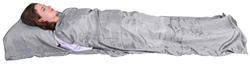 Marycraft Sábanas para Sacos De Dormir Ultraligero, 100% Seda De Mora, 210 cm x 84 cm (Silver) en oferta
