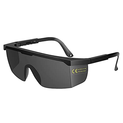SafeLightPro K9s - Gafas de protección para depilación láser y luz pulsada para Philips, Braun, Auratrio, Lapurete (zona gris)