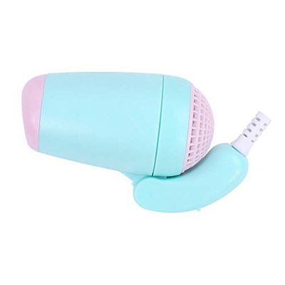 Bebé - Secador De 350W, Muy Delicado, Con Sistema De Temperatura Segura, Mini Secador De Pelo PortáTil Mango Plegable,Verde