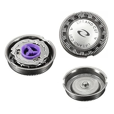 YANYAN MAYALI 3 Piezas Cabezas de afeitadora eléctrica HQ3 Reemplazo Compatible con Philips Razor Blade HQ HS HP Serie HQ4 HQ55 HQ56 HQ6640 HQ6645 HQ6