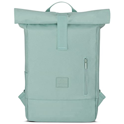 Johnny Urban Mochila Mujer y Hombre Roll Top Menta Robin - Hecha de botellas PET Recicladas - Bolso Hombre y Mujer - Impermeable y Compartimento para  precio