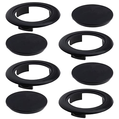 Juego de 4 anillos y tapas para sombrilla de mesa de patio de 1,65 pulgadas y 42 mm de diámetro, patio/jardín, mesa de playa, accesorios de enchufe pa